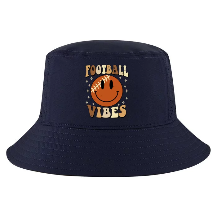 Football Vibes Smile Face Retro Cool Comfort Performance Bucket Hat