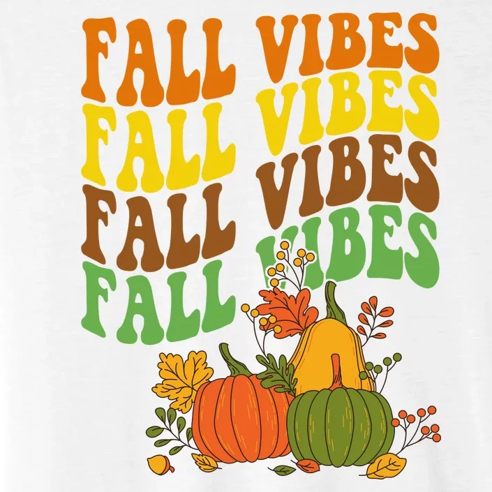 Fall Vibes Season Retro Pumpkin ChromaSoft Performance T-Shirt