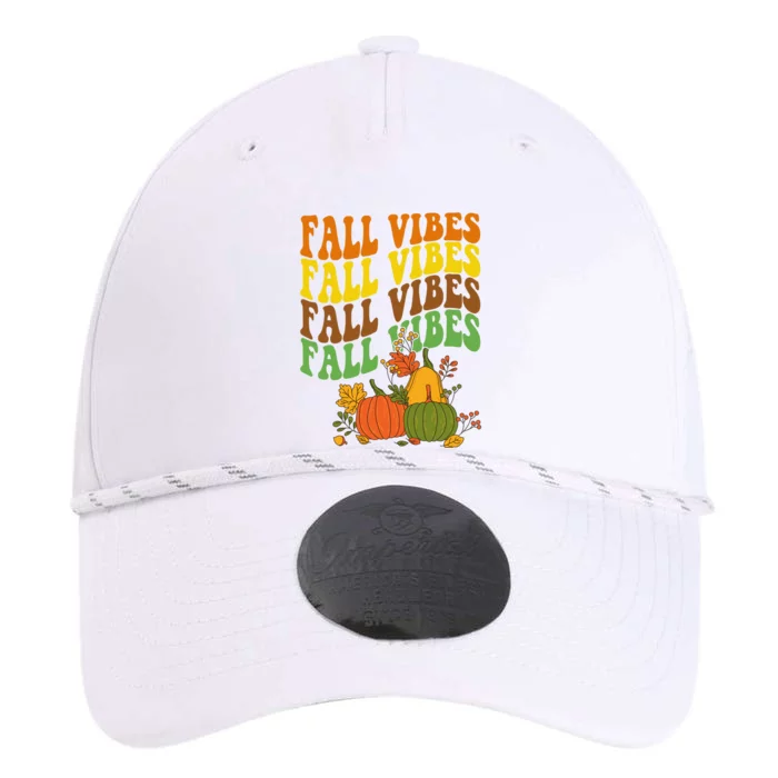 Fall Vibes Season Retro Pumpkin Performance The Dyno Cap