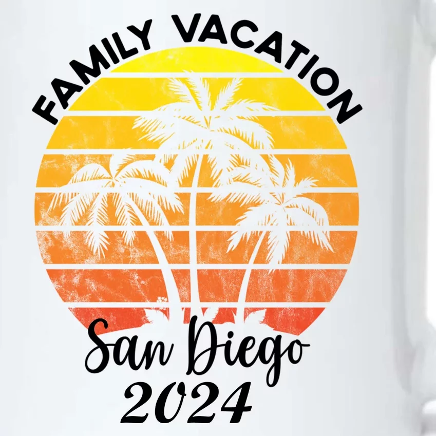 Family Vacation San Diego 2024 Matching Family Beach Black Color Changing Mug