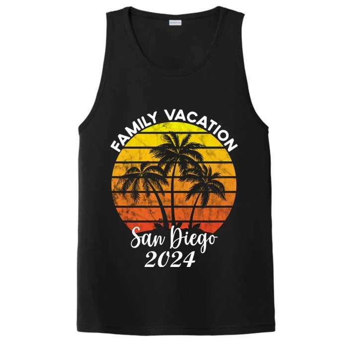 Family Vacation San Diego 2024 Matching Family Beach Performance Tank