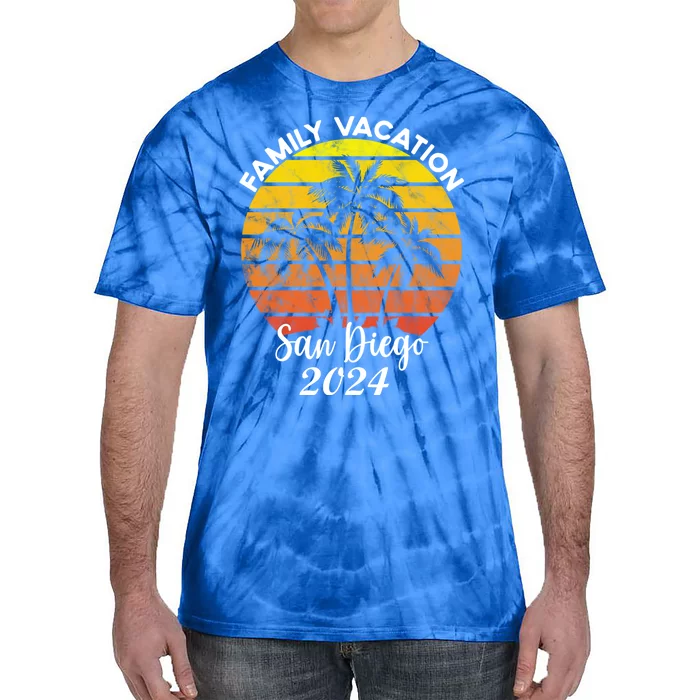 Family Vacation San Diego 2024 Matching Family Beach Tie-Dye T-Shirt