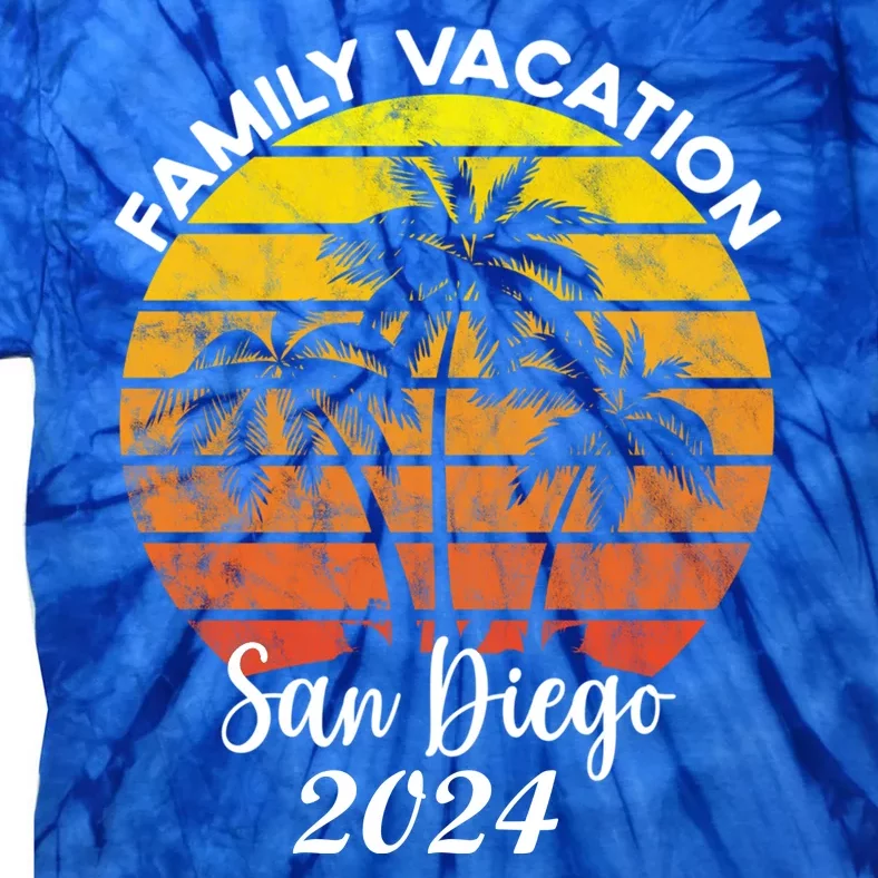 Family Vacation San Diego 2024 Matching Family Beach Tie-Dye T-Shirt