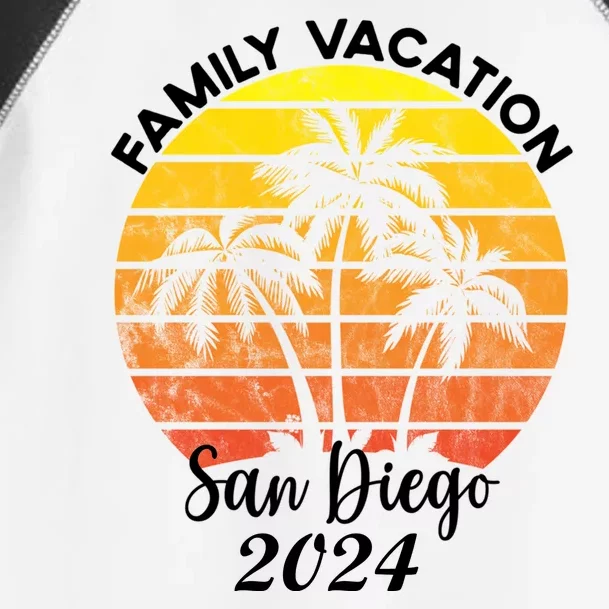 Family Vacation San Diego 2024 Matching Family Beach Toddler Fine Jersey T-Shirt