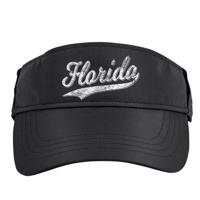 Florida Varsity Script Sports Athletic Jersey Style Adult Drive Performance Visor