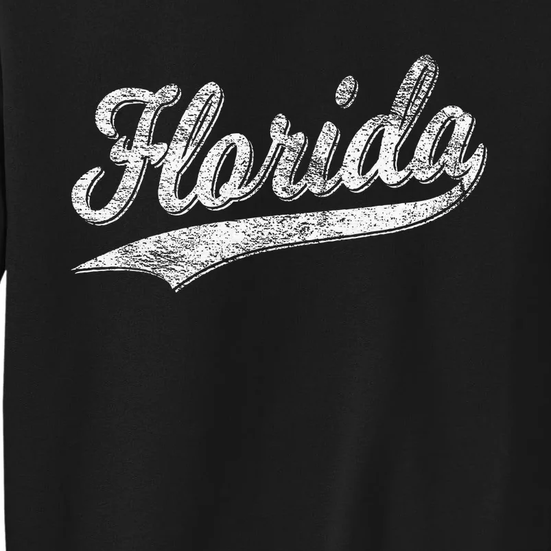 Florida Varsity Script Sports Athletic Jersey Style Tall Sweatshirt