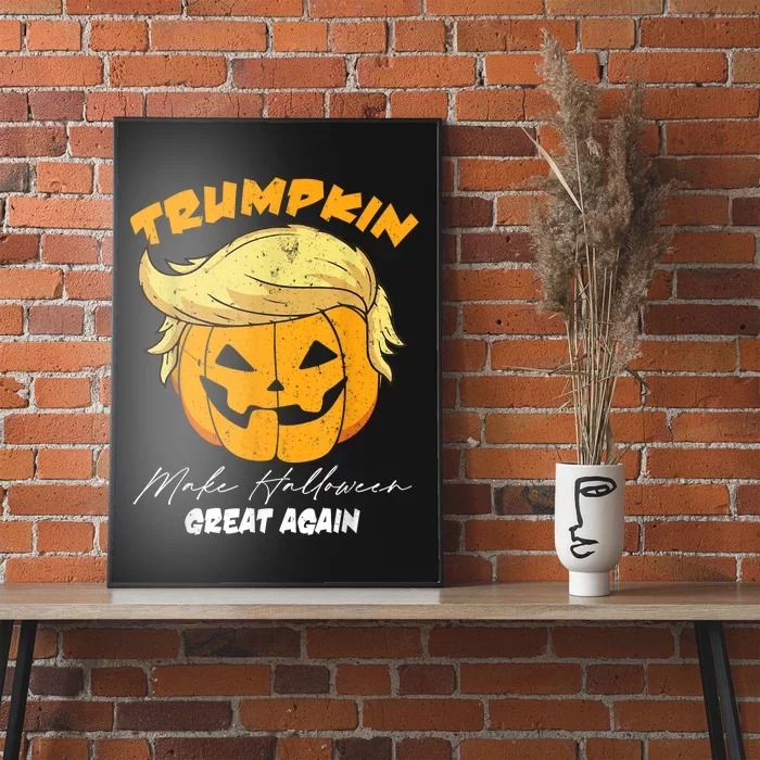 Funny Vintage Trumpkin Make Halloween Great Again Poster