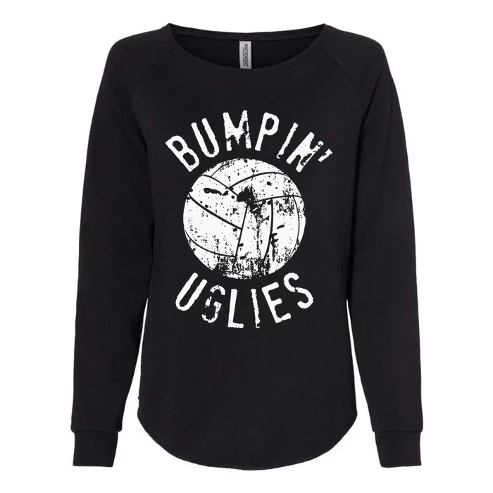 Funny Volleyball Team Bumpin Uglies Womens California Wash Sweatshirt