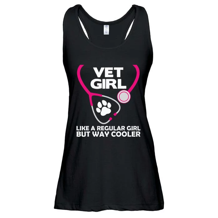 Funny Veterinary Technician  Female Vet Assistant Ladies Essential Flowy Tank