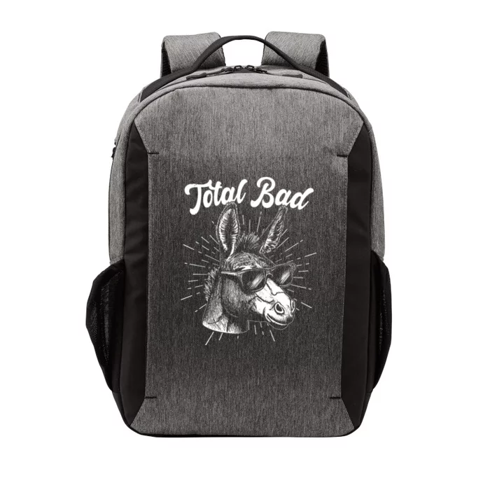 Funny Vintage Total Badass Vector Backpack