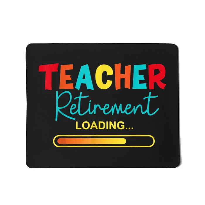 Funny Vintage Teacher Retirement Loading - Retired Teacher Mousepad