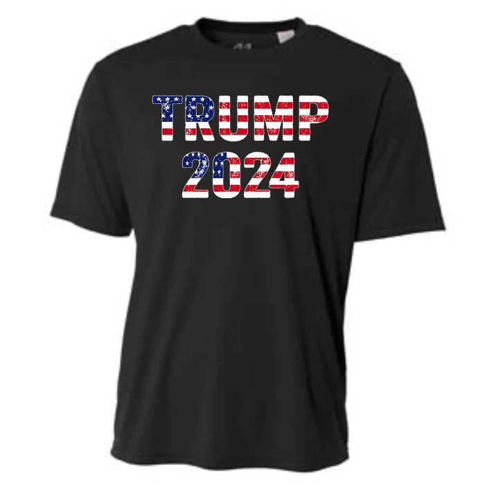 Funny Vintage Trump 2024 Election Gift Cooling Performance Crew T-Shirt