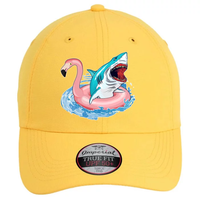 Funny Vacation Time Flamingo SwimTube Shark The Original Performance Cap