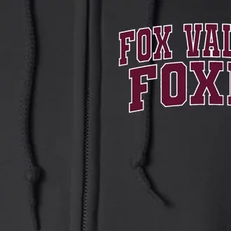 Fox Valley Technical College Foxes Full Zip Hoodie