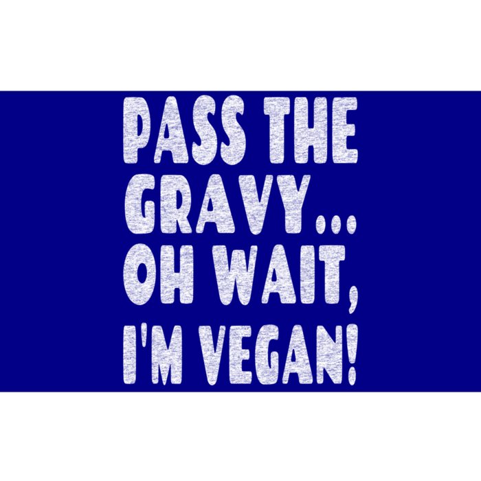 Funny Vegan Thanksgiving Joke Pass The Gravy Gift Bumper Sticker