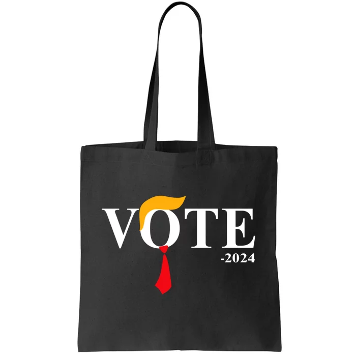 Funny Vote Trump 2024 Hair Tie Tote Bag