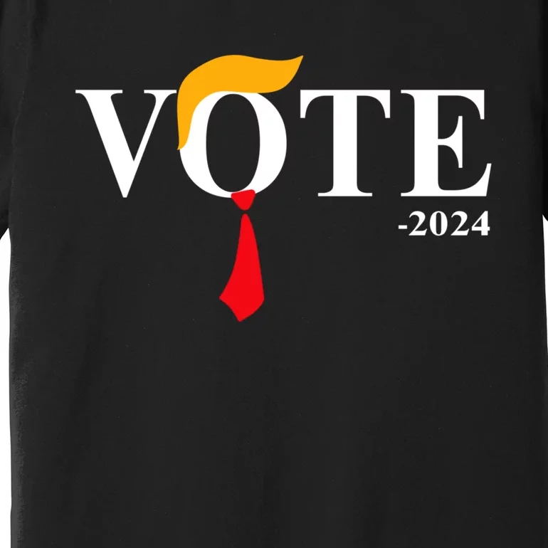 Funny Vote Trump 2024 Hair Tie Premium T-Shirt