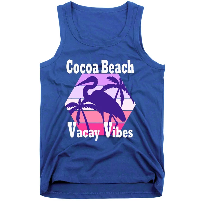 Family Vacay Vibes Cocoa Beach Fun Trip Vacation Mode Cute Gift Tank Top