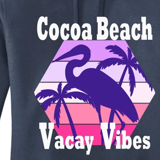 Family Vacay Vibes Cocoa Beach Fun Trip Vacation Mode Cute Gift Women's Pullover Hoodie