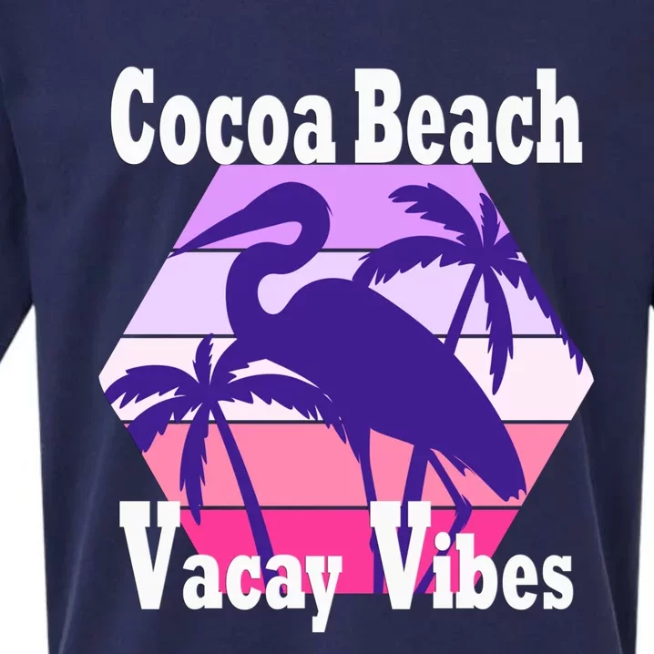 Family Vacay Vibes Cocoa Beach Fun Trip Vacation Mode Cute Gift Sueded Cloud Jersey T-Shirt