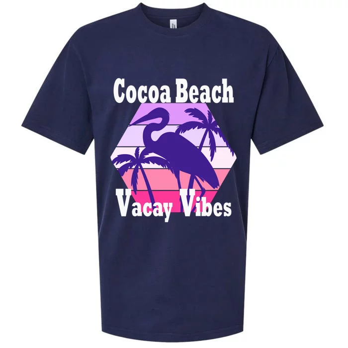 Family Vacay Vibes Cocoa Beach Fun Trip Vacation Mode Cute Gift Sueded Cloud Jersey T-Shirt