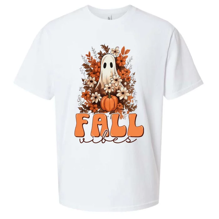 Fall Vibes Vintage Autumn Cute Fall Sueded Cloud Jersey T-Shirt