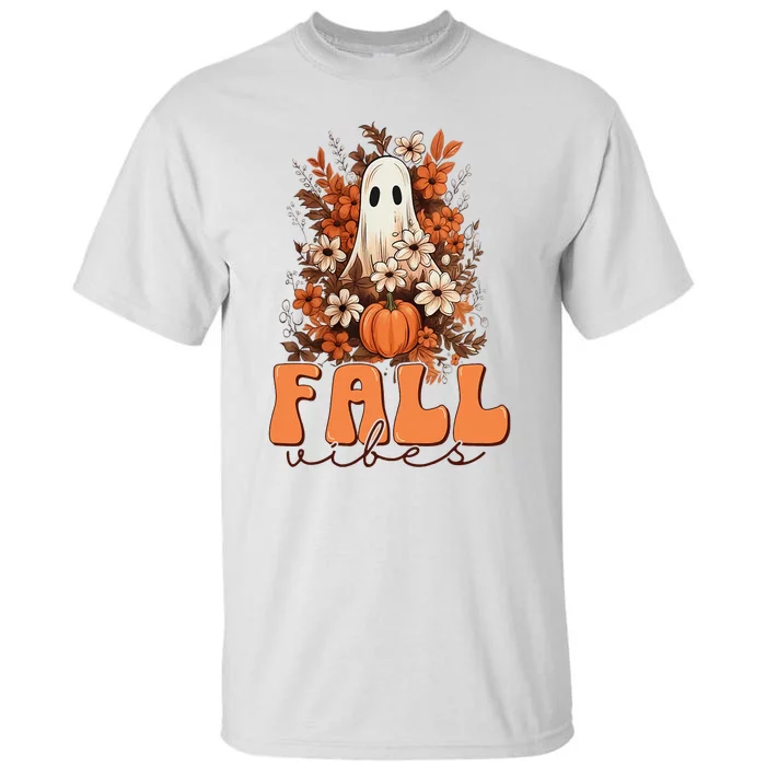 Fall Vibes Vintage Autumn Cute Fall Tall T-Shirt