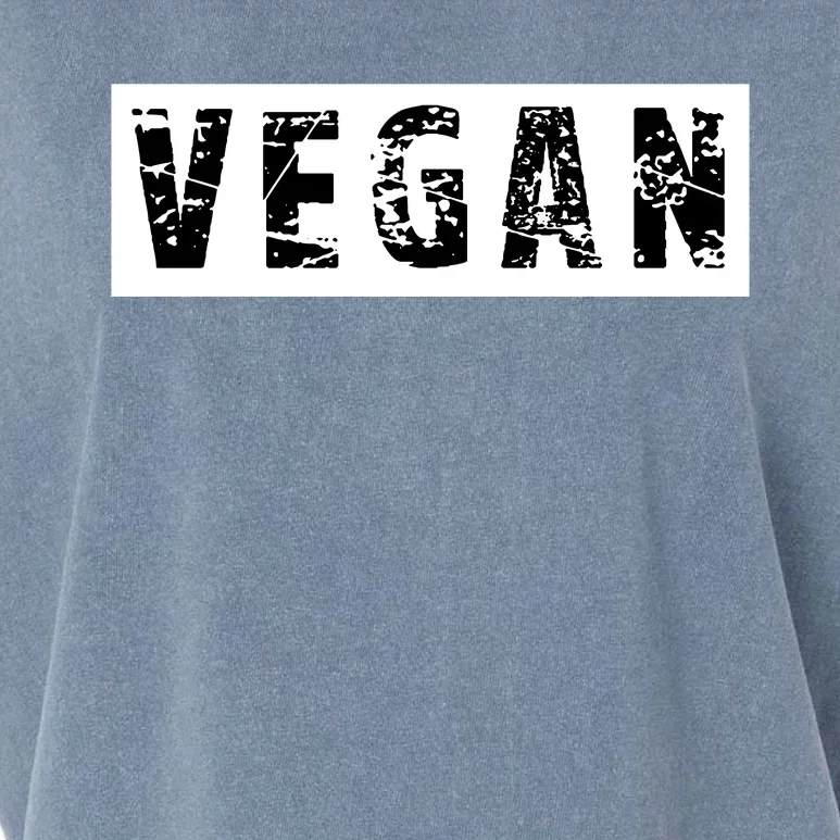 Funny Vegan Vegetarian Funny Veganism Diet Men Women Retro Vegan Diet Garment-Dyed Women's Muscle Tee