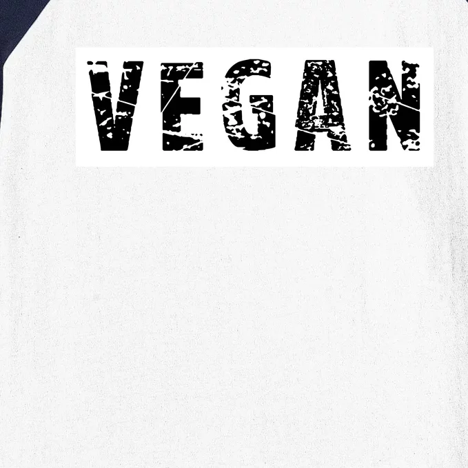 Funny Vegan Vegetarian Funny Veganism Diet Men Women Retro Vegan Diet Baseball Sleeve Shirt