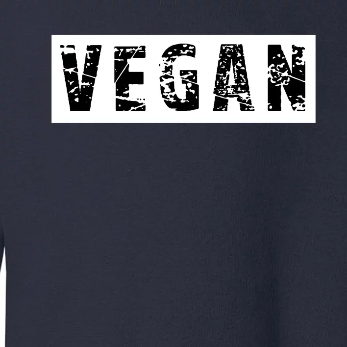 Funny Vegan Vegetarian Funny Veganism Diet Men Women Retro Vegan Diet Toddler Sweatshirt