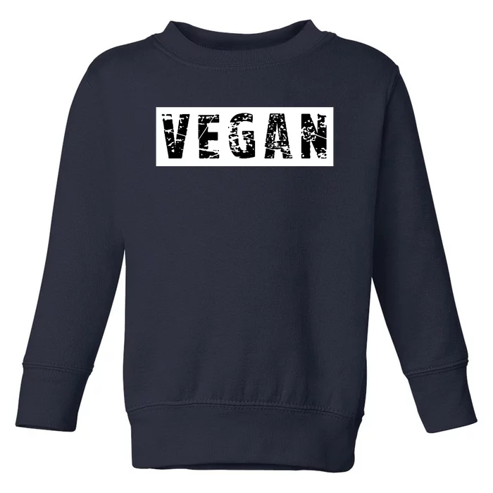 Funny Vegan Vegetarian Funny Veganism Diet Men Women Retro Vegan Diet Toddler Sweatshirt