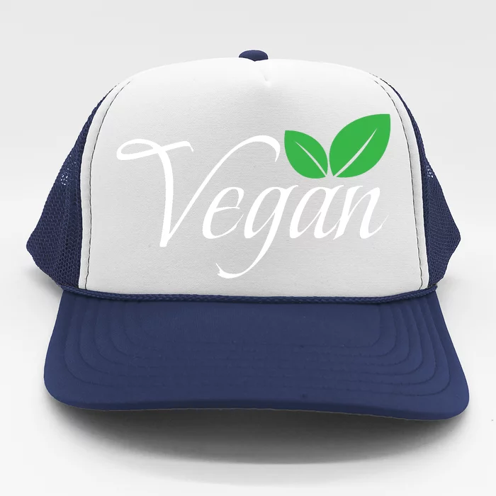 Funny Vegan Vegetarian Funny Veganism Diet Men Women Retro Vegan Diet Trucker Hat