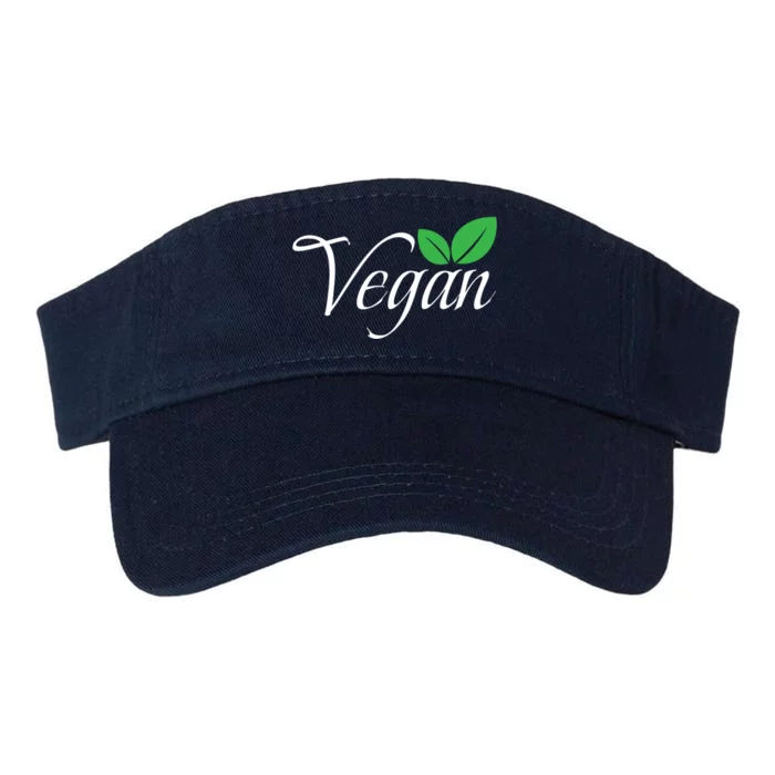 Funny Vegan Vegetarian Funny Veganism Diet Men Women Retro Vegan Diet Valucap Bio-Washed Visor