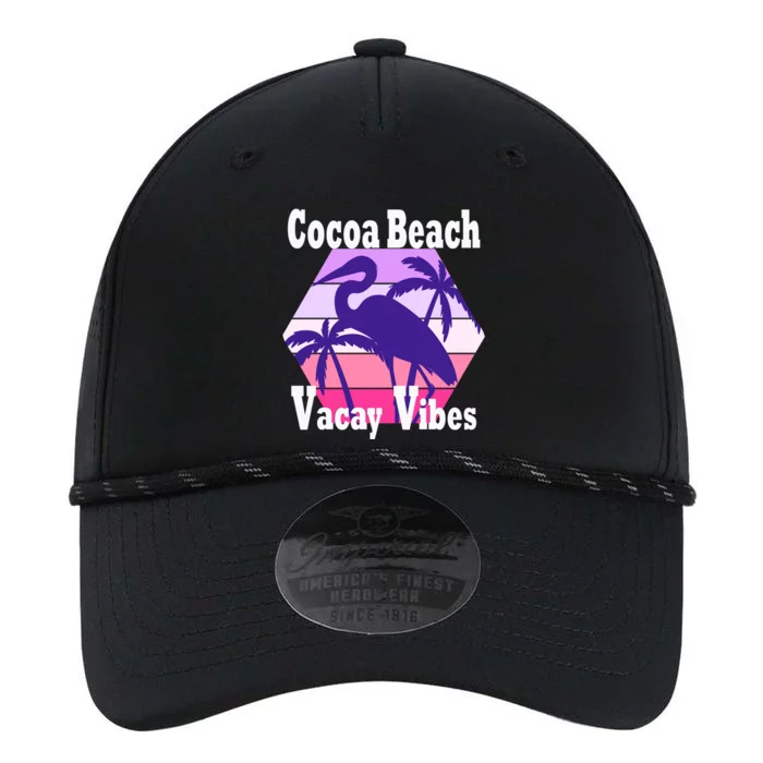 Family Vacay Vibes Cocoa Beach Fun Trip Vacation Mode Gift Performance The Dyno Cap