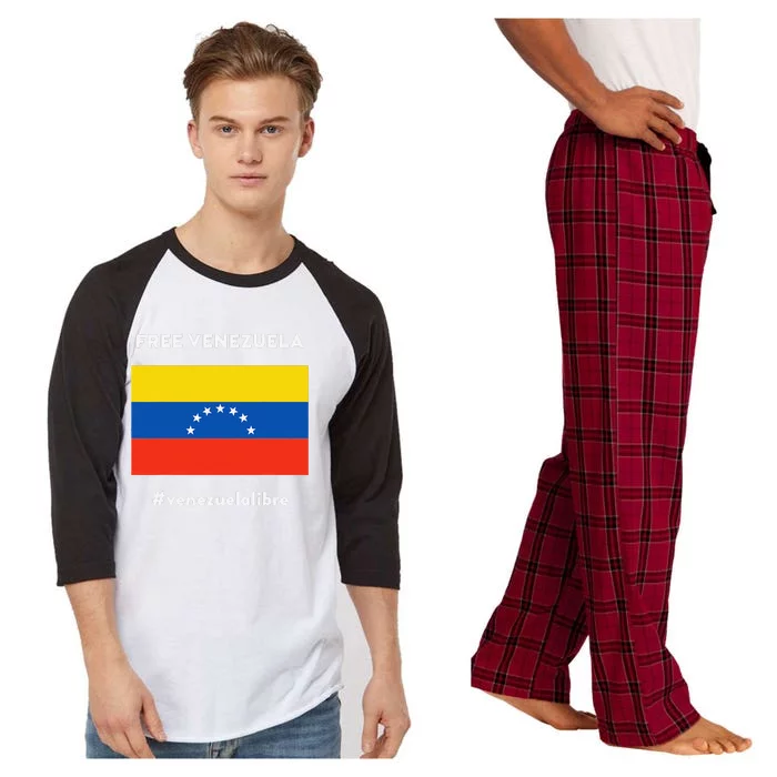 Free Venezuela Venezuela Libre Raglan Sleeve Pajama Set