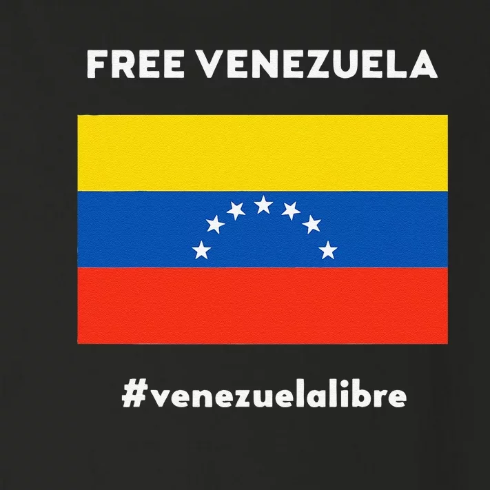 Free Venezuela Venezuela Libre Toddler Long Sleeve Shirt