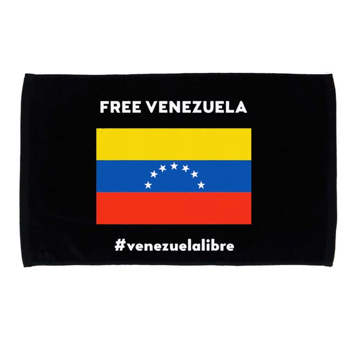 Free Venezuela Venezuela Libre Microfiber Hand Towel