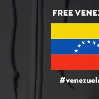 Free Venezuela Venezuela Libre Full Zip Hoodie