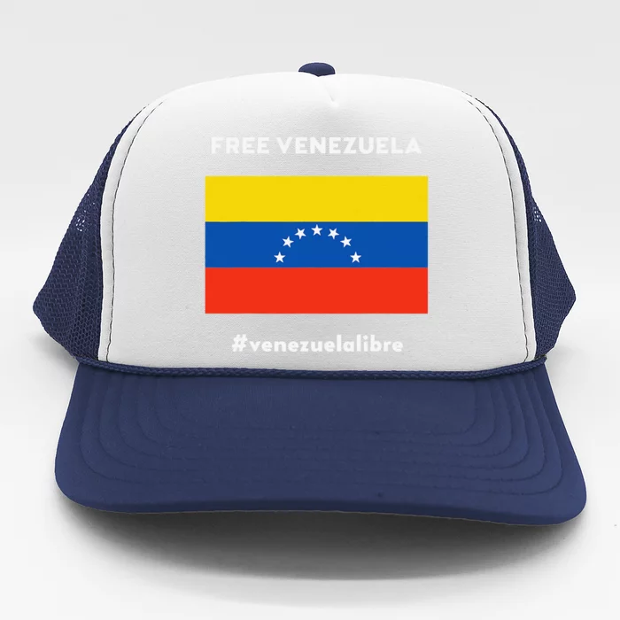 Free Venezuela Venezuela Libre Trucker Hat