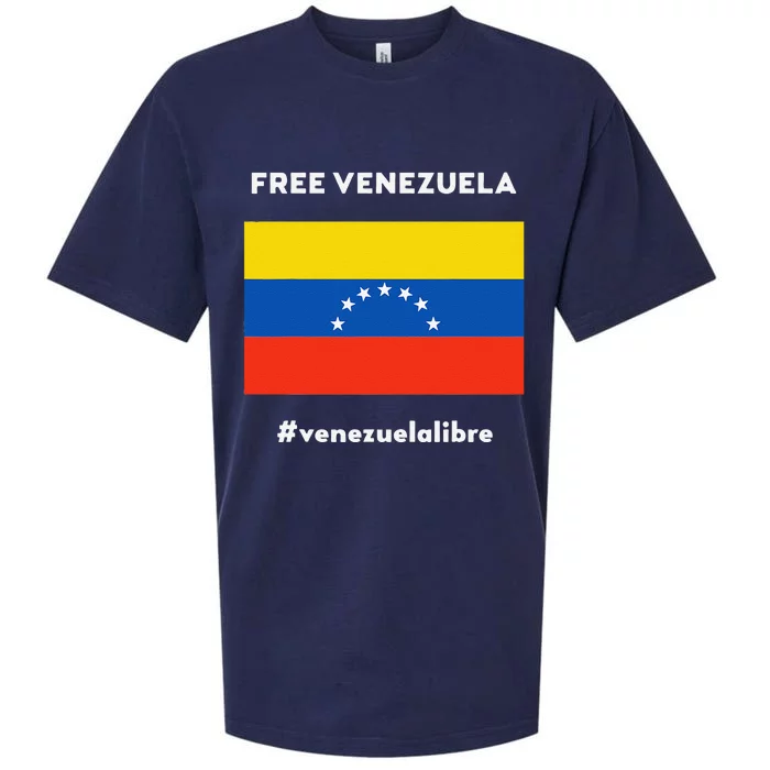 Free Venezuela Venezuela Libre Sueded Cloud Jersey T-Shirt