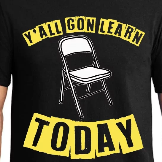 Funny Video Viral Folding Chair Alabama Meme Boat Brawl Pajama Set