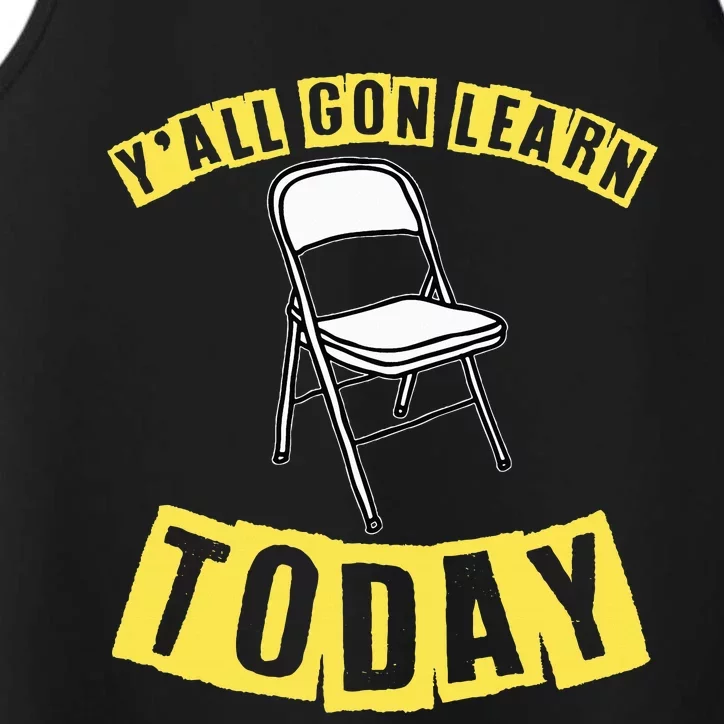 Funny Video Viral Folding Chair Alabama Meme Boat Brawl Performance Tank