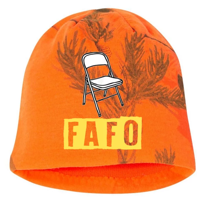 Funny Video Viral Folding Chair Alabama Meme Boat Brawl Kati - Camo Knit Beanie