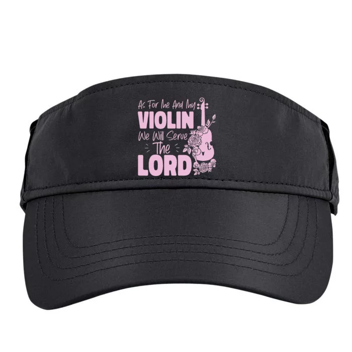 Funny Violin Violinist Jesus Faith Christian As For Me Adult Drive Performance Visor