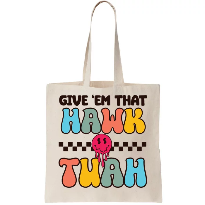 Funny Viral Video Western Country Accent Hawk Tush Meme Tote Bag