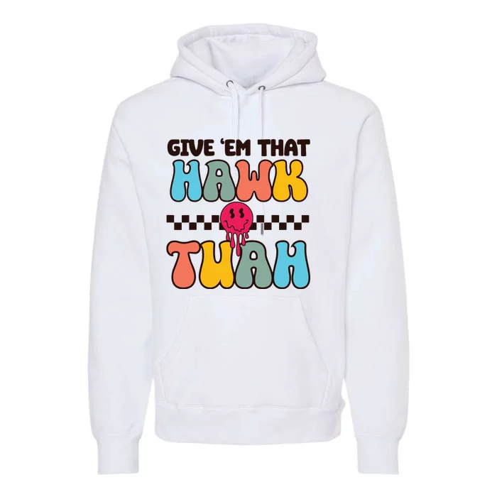 Funny Viral Video Western Country Accent Hawk Tush Meme Premium Hoodie