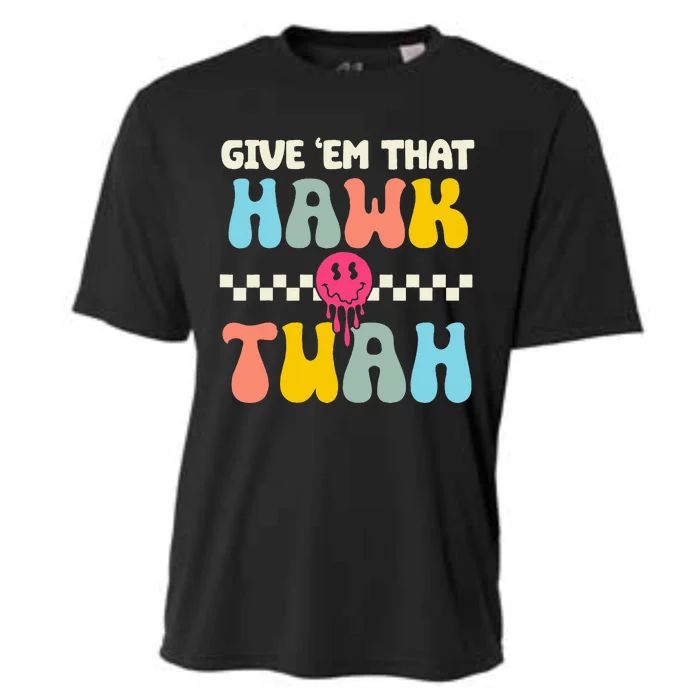 Funny Viral Video Western Country Accent Hawk Tush Meme Cooling Performance Crew T-Shirt