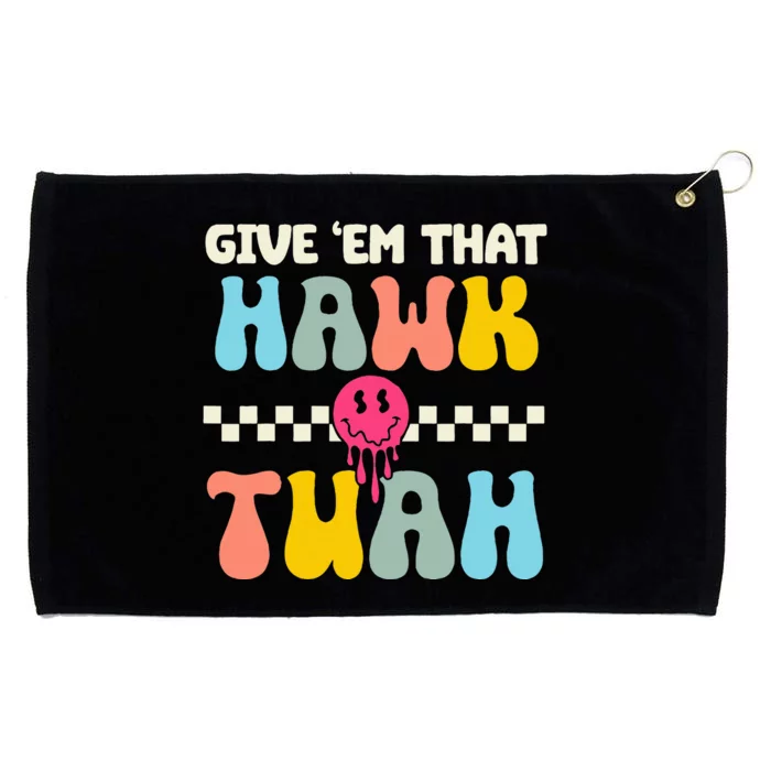 Funny Viral Video Western Country Accent Hawk Tush Meme Grommeted Golf Towel