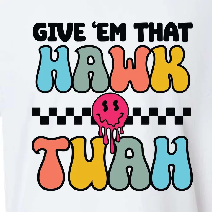 Funny Viral Video Western Humor Country Accent Hawk Tuah Meme Sueded Cloud Jersey T-Shirt