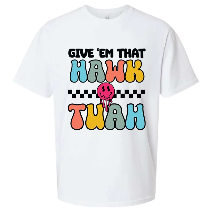 Funny Viral Video Western Humor Country Accent Hawk Tuah Meme Sueded Cloud Jersey T-Shirt